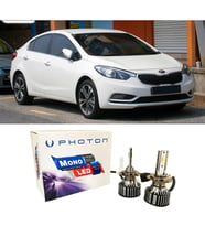 Kia Cerato Led Xenon Uzun + Kısa Far Ampulü H4 Mono Yeni Seri Beyaz 2003-2012