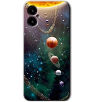 Omix X3 Kılıf HD Desen Baskılı Arka Kapak - Cosmos