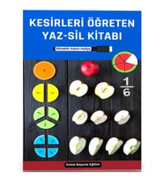 Kesirleri Öğreten YAZ-SİL Kitabı