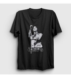 Presmono Unisex Siyah Jim Morrison The Doors T-Shirt 115990tt