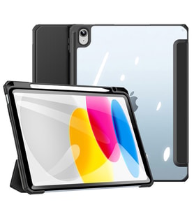 Dux Ducis iPad 10.2 2022 Kılıf Toby Series Kalem Yerli Manyetik Kapaklı Kılıf (Siyah)