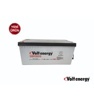 Volt 12 V 225 Ah Jel Akü Deep Cycle Nanocarbon(ÜRETİM YILI:2025)