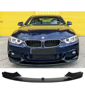 Bmw F36 4 Serisi M Technic Ön Lip Plastik Parlak Siyah karlık-ön-ek-bodykit 2014 ve üzeri