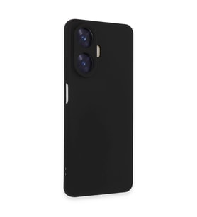 Realme C55 Kılıf Nano İçi Kadife Silikon - Siyah