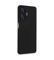 Realme C55 Kılıf Nano İçi Kadife Silikon - Siyah