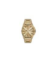 Çerçeveli Herren Uhr Altın Dz4659