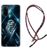 Samsung A02S A03S A10 A12 A13 A21S A22 Kılıf Boyun Asklı Rasta Silikon Old Owl 1649