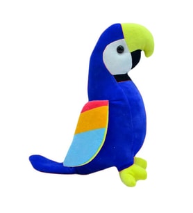 Peluş Oyuncak Papağan Mavi 35 cm