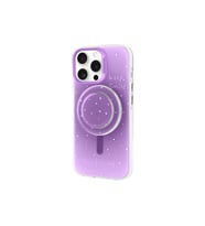 Apple iPhone 15 Pro Uyumlu Kılıf M-safe Şarj Özellikli Tak-Çıkar Pop Soketli Zore Tiktok Kapak (Mor)
