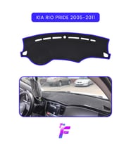 KIA RIO PRIDE (2005-2011) Torpido Örtüsü Güneşten Korur Kolay Montaj Tam Uyum Tam Koruma TD5