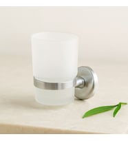 Plastik Bardak Diş Fırçalık (Krom Askılık, Vidalı Montaj)