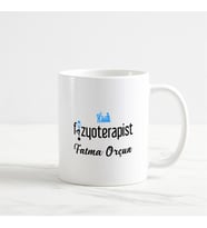 Fizyoterapist Kupa Bardak (3. Tasarım) (Beyaz)