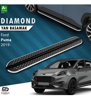 S-Dizayn Ford Puma Diamond Krom Yan Basamak 173 Cm 2019 Üzeri