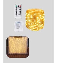 Dekoratif Perde Peri Led Günışığı Renk 8 Fonksiyonlu Işık
