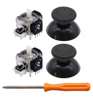 XBOX 360 Analog Motor Topuz T8 Tornavida Tamir Set 2+2 Siyah XBOX 360 Kol Tamir Yedek Parça