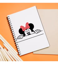 Minnie Mouse Sevgili Çift Tasarımlı Defter