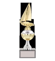 ODAK KUPA - Figürlü Kupalar - Yelken Figürlü Kupalar FG-045 C - 33 cm