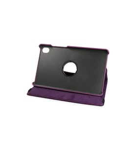 Tab M8 Kılıf 360 Tablet Deri Kılıf - Mürdüm