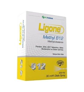 Ligone Methyl B12 Methylcobalamin Dilaltı Sprey 30 ml
