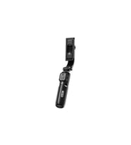 360° Dönebilen Siyah Selfie Çubuğu ve Tripod, Kompakt ve Kullanışlı
