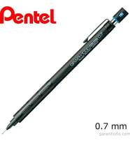 Pentel 0,7mm Graph PG1007 Mat Siyah Profesyonel Versatil Kalem
