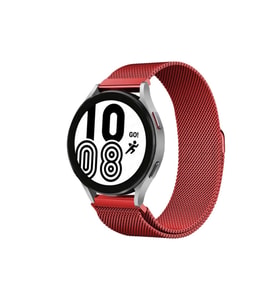 Watch 20mm Metal Mıknatıslı Kordon (saat Değildir) - Kırmızı
