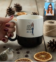 Kişiye Özel Karikatürlü Cute But Aquarius Kova Burcu Kupa Bardak Pro Doğum Günü Hediyesi