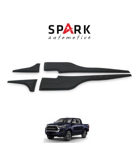 Toyota Hilux 2021- Yılı ve Sonrası Uyumlu Yarasa Kapı Kaplama 4 Parça