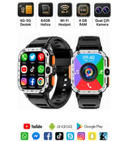 Watch PGD 4G Sim Kartlı Android Akıllı Saat 64GB Kameralı WiFi - GPS Yetişkin ve Çocuk Saati 8-11