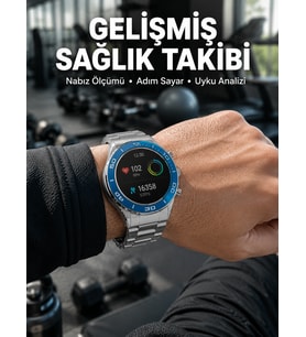 2025 Model Yuvarlak Ekran Android ve İOS Uyumlu GPS Takibi Yapabilen Akıllı Saat Yeni Nesil