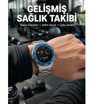 2025 Model Yuvarlak Ekran Android ve İOS Uyumlu GPS Takibi Yapabilen Akıllı Saat Yeni Nesil