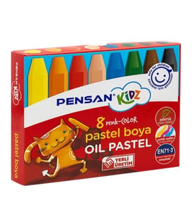 Pensan Kidz Pastel Boya 8Li