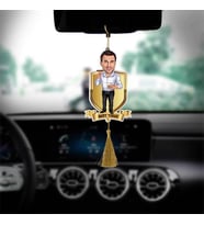 Çekici Erkek Karikatürlü Otomobil Ayna Süsü