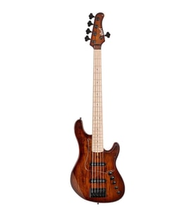 Cort GB-FUSION5ABB Bas Gitar  5 Telli Aktif - Amber Blue Burst