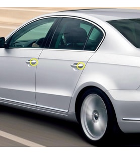 VW Passat B7 2011-2014 Sol Ön Arka Uyumlu Dış Kapı Kolu Kapağı 3C0837879A