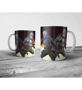 Pixxa Bo-Katan Kryze Mandalorian Star Wars Kupa Bardak Model 3