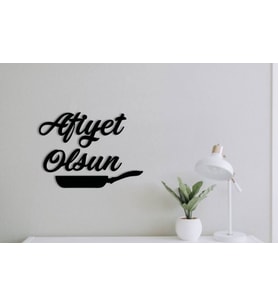 Afiyet Olsun-Duvar Yazısı