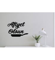 Afiyet Olsun-Duvar Yazısı