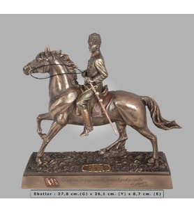 VERONESE BİBLOLAR › Wise Atatürk-ATA SÜVARİ BRONZ-28,5*9,5*26,5 CM-jTU09348A4