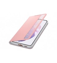 Galaxy S21 Plus ile Uyumlu Smart Clear View Kılıf-Pembe EF-ZG996CPEGTR