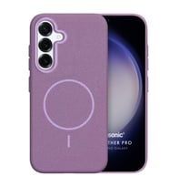 Microsonic Samsung Galaxy S25 Kılıf MagLeather Pro Lila (Lila)