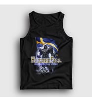 Presmono Unisex Siyah Sweeden Hail To The King Hammerfall Atlet 467301tt