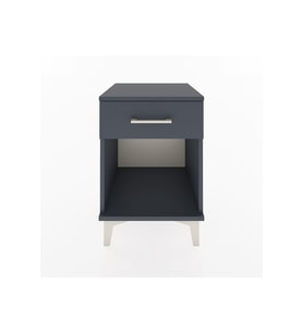 Hyperion Komodin Tek Çekmeceli 44x44x64 Antrasit-Antrasit