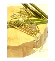 Monalisa Home 8 cm Lüks Gösterişli Renkli Metal Kıstırma Toka