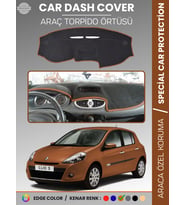 RENAULT CLIO 3 (2009-2014) Torpido Örtüsü Ön Göğüs Koruma Torpido Koruma Birebir Uyum Kaymaz