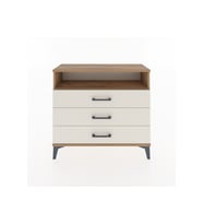 Arges Şifonyer Tek Raflı 3 Çekmeceli 88x30x80 Çam-Aytaşı