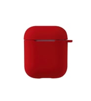 Apple Airpods Uyumlu Kılıf Zore Airbag 11 Silikon (Kırmızı)