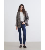 LCW Jeans İndigo Beli Kemerli Mercury Skinny Fit Kadın Jean Pantolon