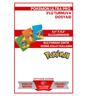 Ultra Pro - Pokemon 3'lü Turnuva Dosyası