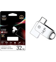LİNKTECH C232 Premium 32GB TYPE-C OTG Dual 30MB/S USB Bellek